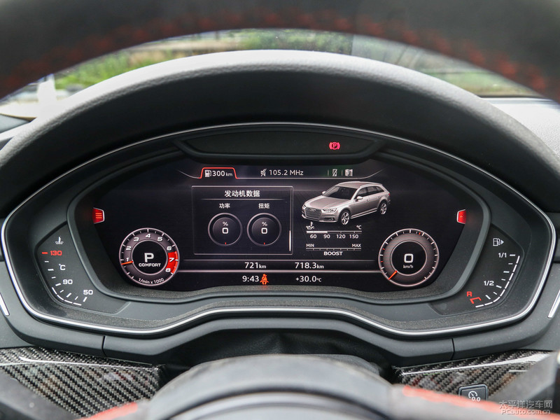 光凭这点,rs4 avant的仪表盘便与a4l的仪表盘,在逼格上拉开了差距.