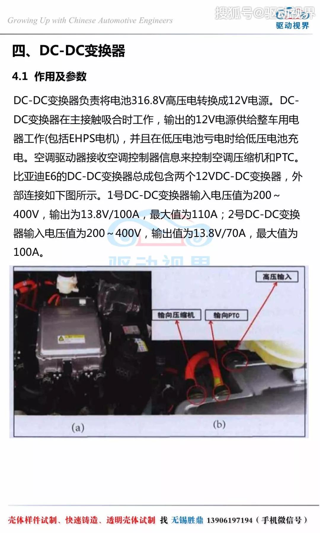 比亞迪e6純電動汽車系統結構原理