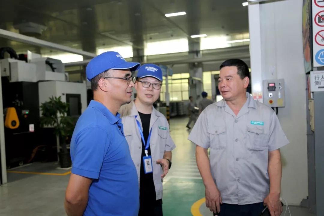 玉柴股份副总裁蔡小红考察瑞明