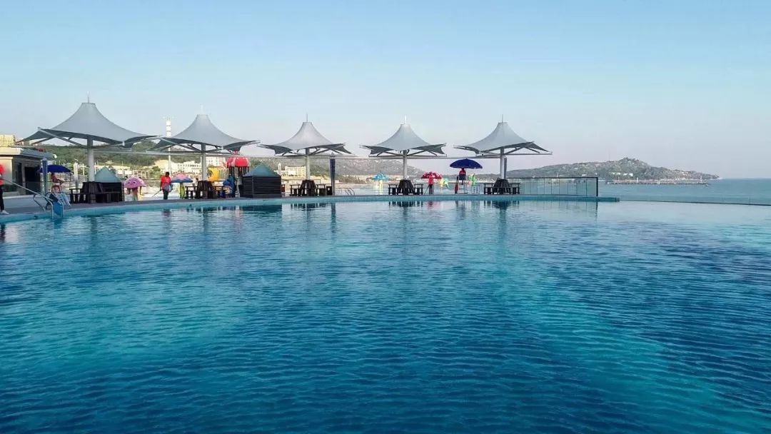 8月特惠离汕头1h车程的海门莲花峰无边际泳池90潮汕人来了都不想走