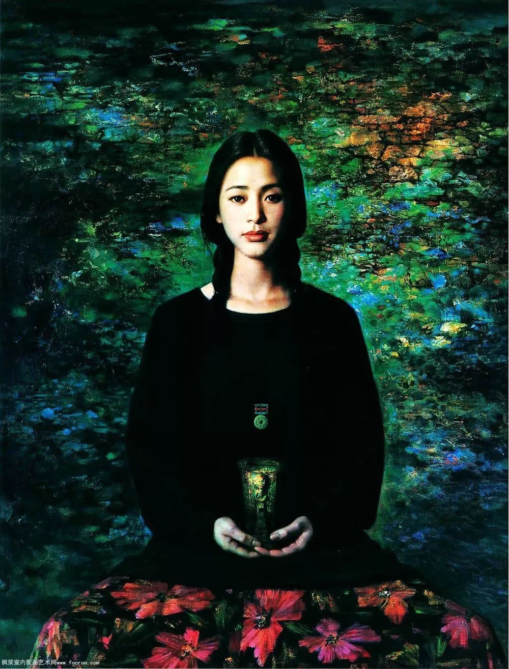 中国知名画家人物肖像油画欣赏(7)