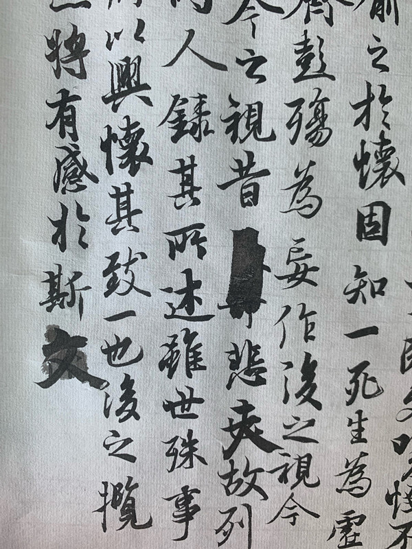 原創書法家楊振洋臨摹蘭亭序太像了很多書家都自愧不如