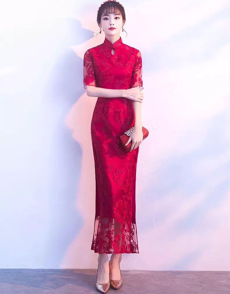 如何成为最美丽的旗袍新娘_款式