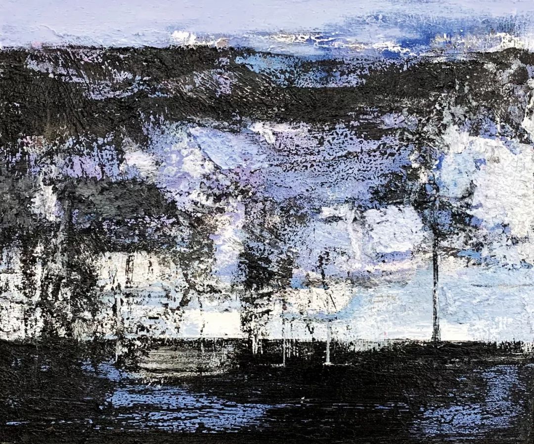 李谟中《觞》布面油画 100×120cm 2015年