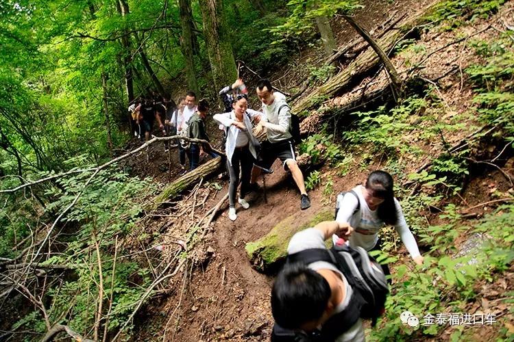 這次登山,不僅路難走,更重要的是大家都要負重上山,從溝口進入,一條碎