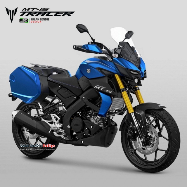 Yamaha Tracer 155 渲染图流出 车型