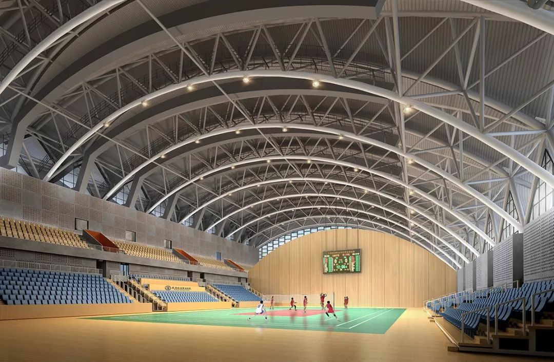 排球比赛场馆位于太原旅游职业学院内,建成后除了满足赛事使用,也将
