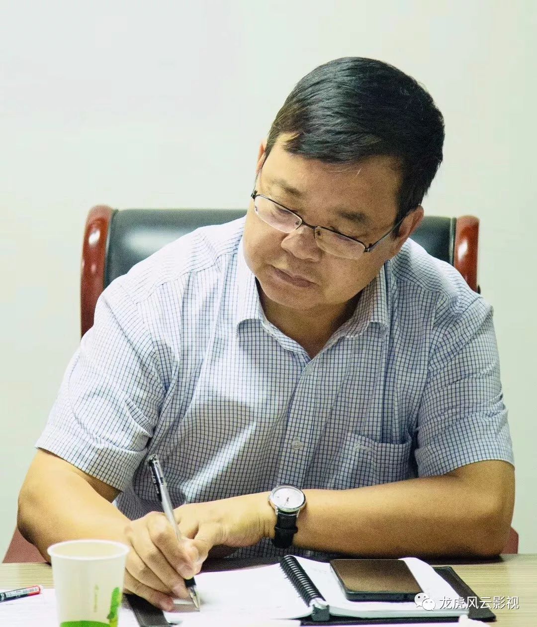 朱大庆,沈洋调研《万物生》开机筹备情况