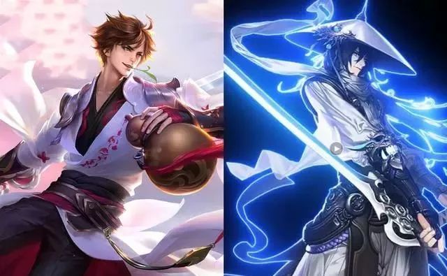 青莲剑歌这款原皮肤,用了这么久,容易视觉疲劳.