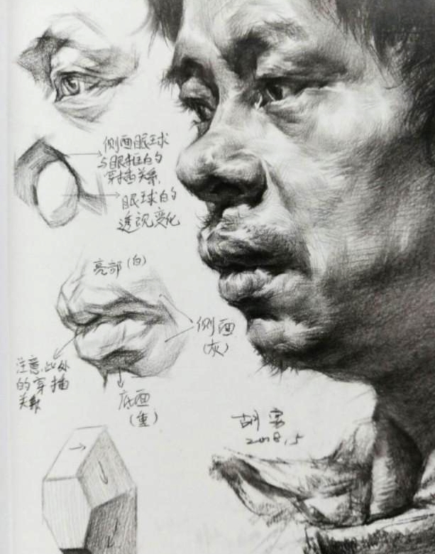 五官素描结构分析
