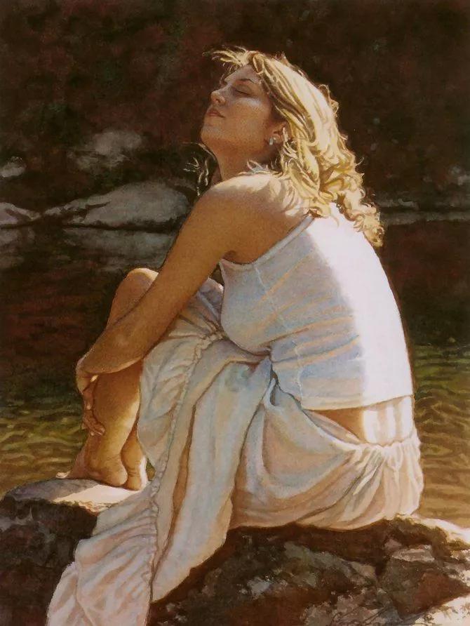 美国女画家johannaharmon女性人物油画作品赏析