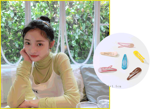 讲真,出门为了扎个丸子头可以折腾半天,但到了洗澡前随便一扎就成功了