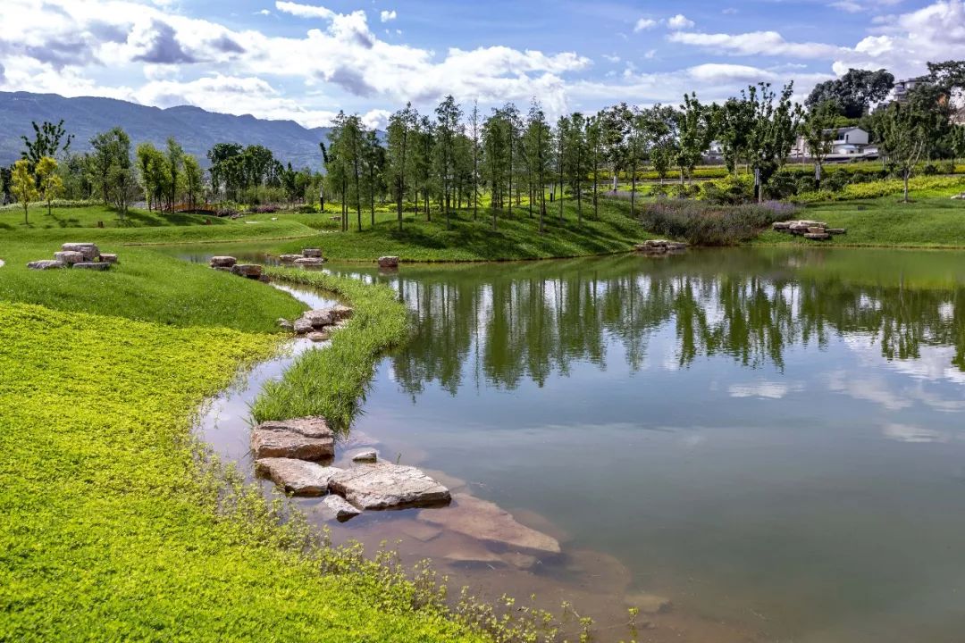 京林工程項目賞析丨彩雲之南大美施甸京林園林epc的太陽湖公園