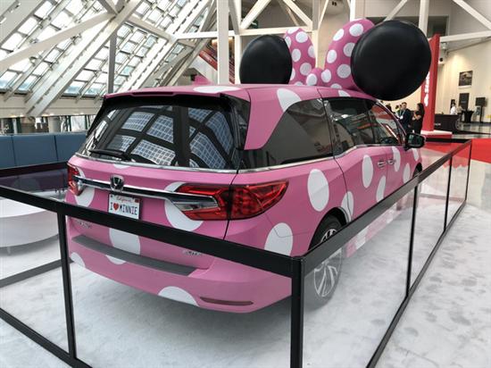 少女心爆棚奥德赛米妮版亮相洛杉矶车展