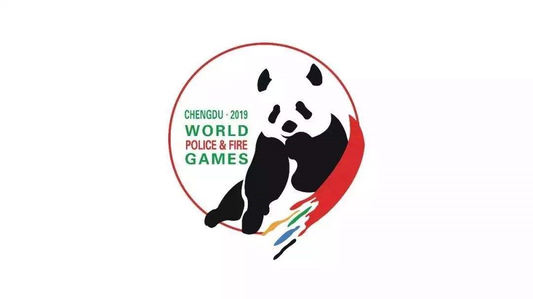 成都世警会的会徽由奥运五环色彩组成,主图案是极富中国特色的大熊猫