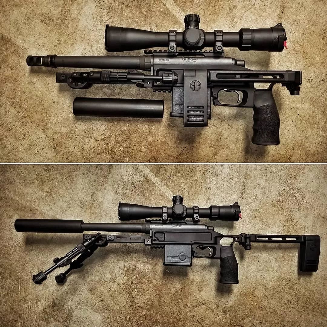 雷明顿700改blackcollararms公司狙击手枪套件图集