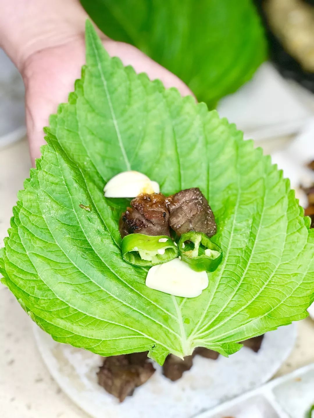 为啥好吃的都是小店神奇的茗荑菜卷肉一口难忘