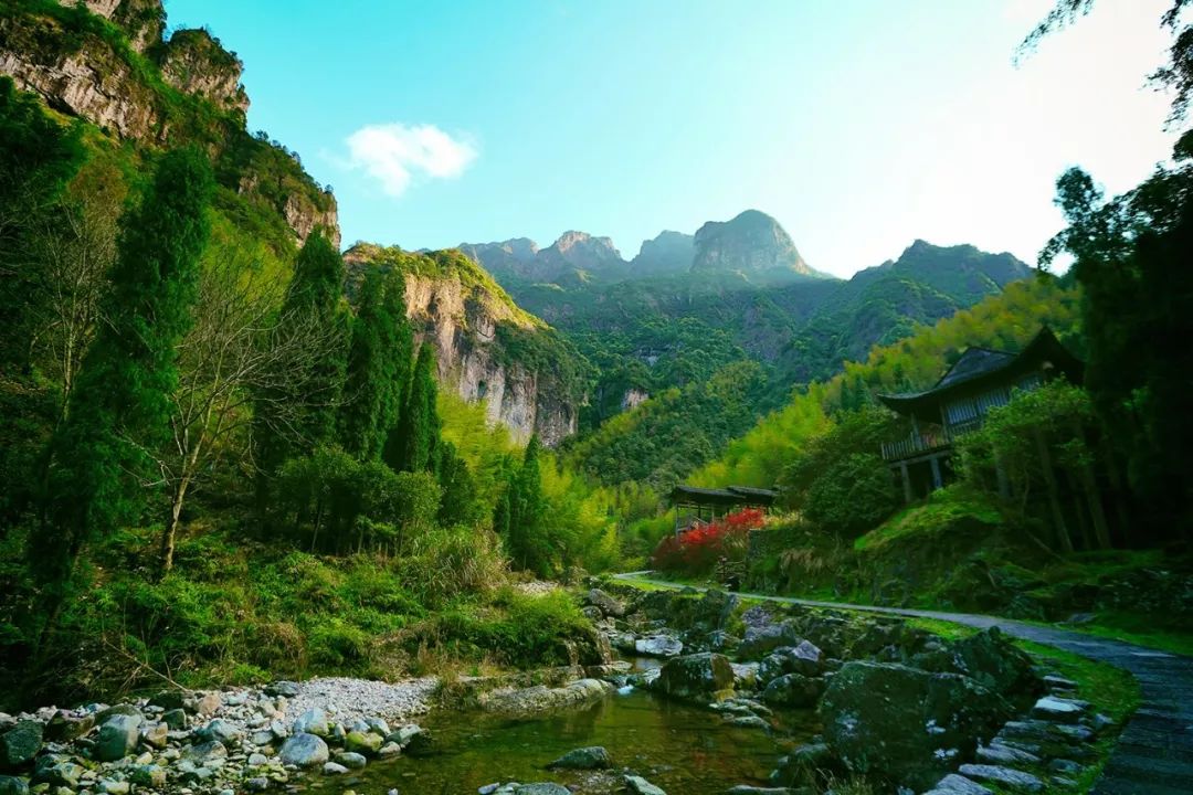 七夕宜出行在樂清的秀山清溪間牽手走一番夏日消暑打卡勝地