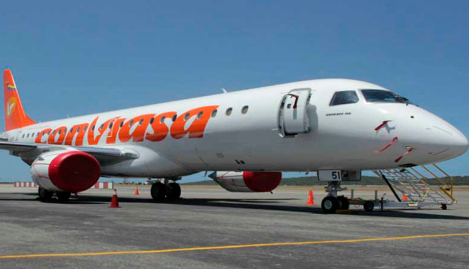 委内瑞拉conviasa国家航空公司今年8月增加了航班,现在为公众1103个