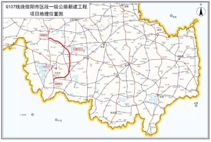 新107国道全程线路图图片
