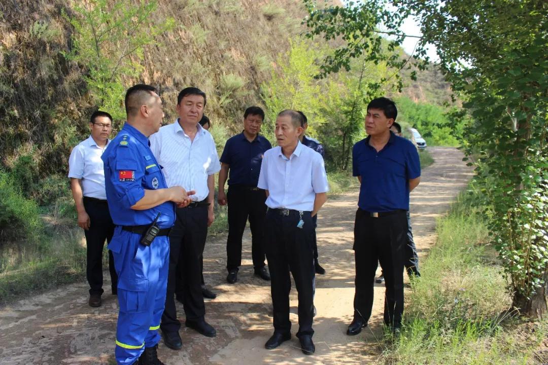 山西省应急管理厅厅长薛军正在晋中市调研应急救援和安全生产工作