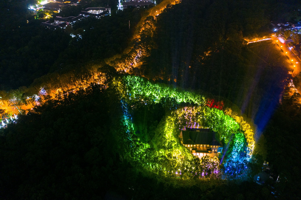 南京美龄宫项链七夕之夜被点亮