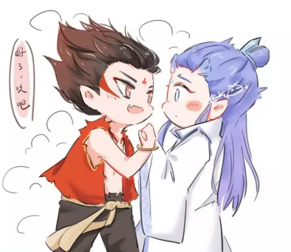 当敖丙给哪吒吹眼睛,画面看起来超温馨,但结局却让人爆笑不已