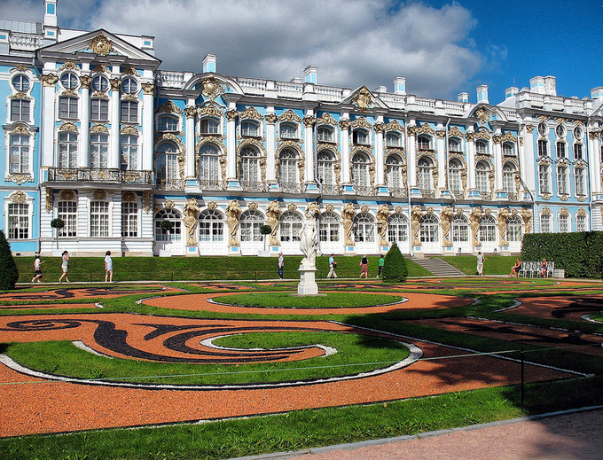 圣彼得堡三大宫殿图片