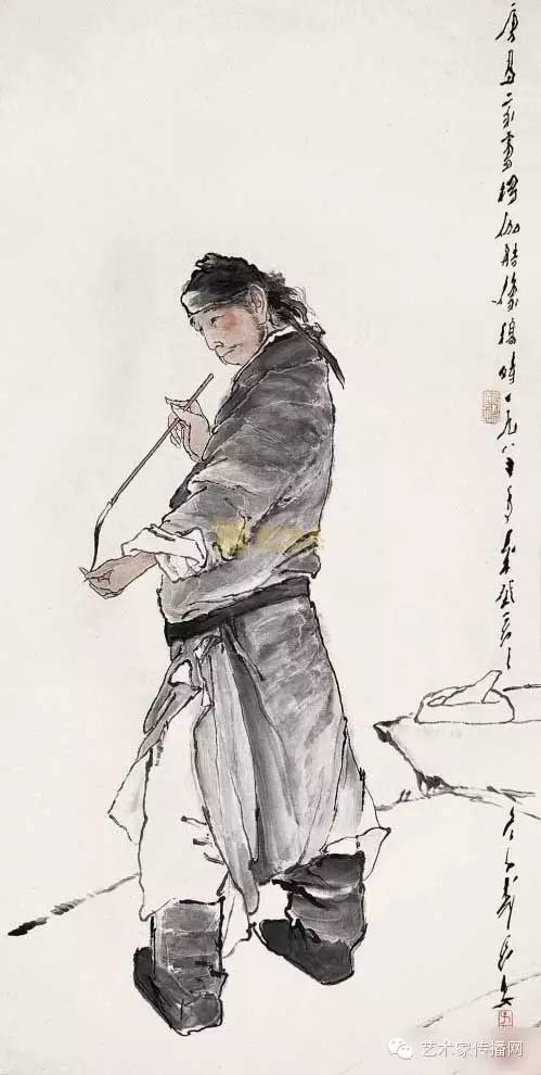 不办展不炒作,传奇画家80寿诞却轰动美术圈_王子