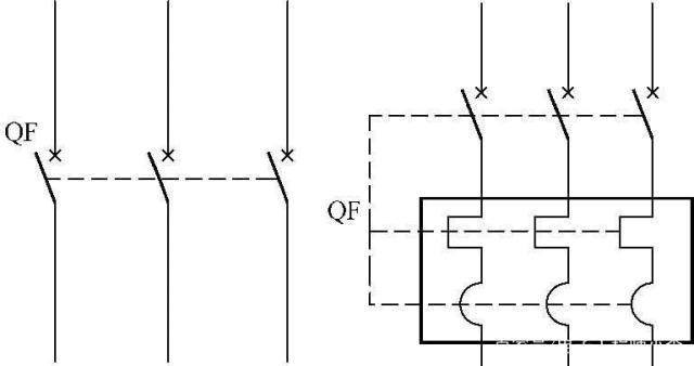断路器画图符号图片