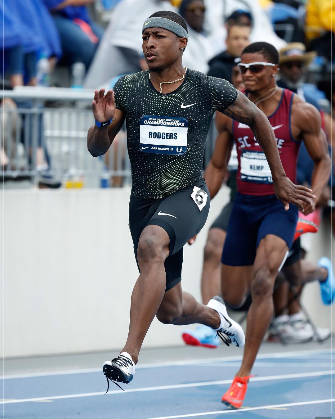 10秒09泛太平洋百米罗杰斯夺冠水平堪比苏炳添谢震业对决