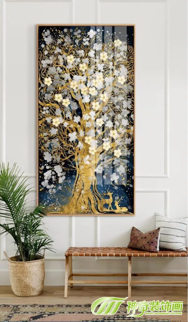 晶瓷画凭什么能火爆家居装修市场?_水晶