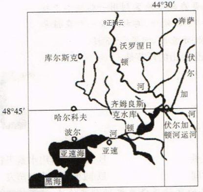 顿河流域地图图片