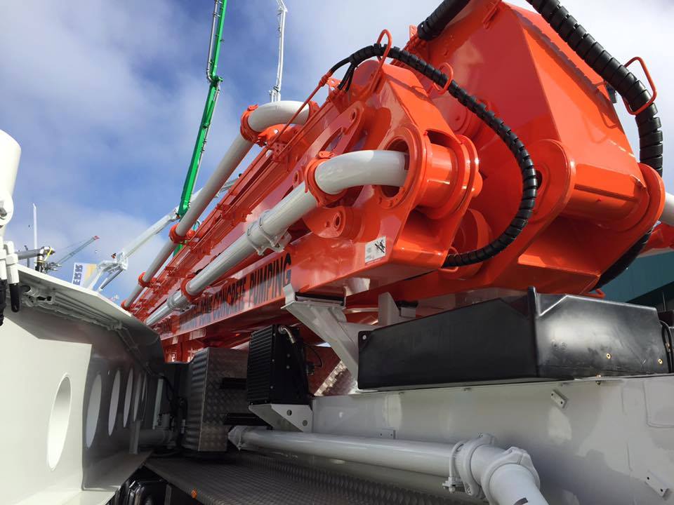 7桥65米,施维英最长臂架泵车,一小时泵送混凝土162m06