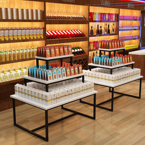 你的店铺陈列不赚钱,那你一定是不了解这6种不同造型展柜的作用_中岛