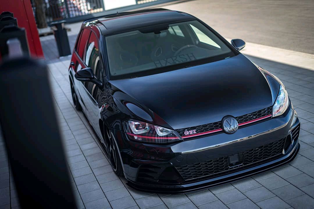 7代gti的黑化日常,一不小心就帅出了天际