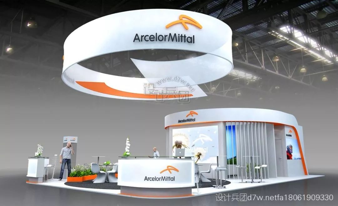 35个多弧吊顶造型展台设计【灵感图库】_弧形