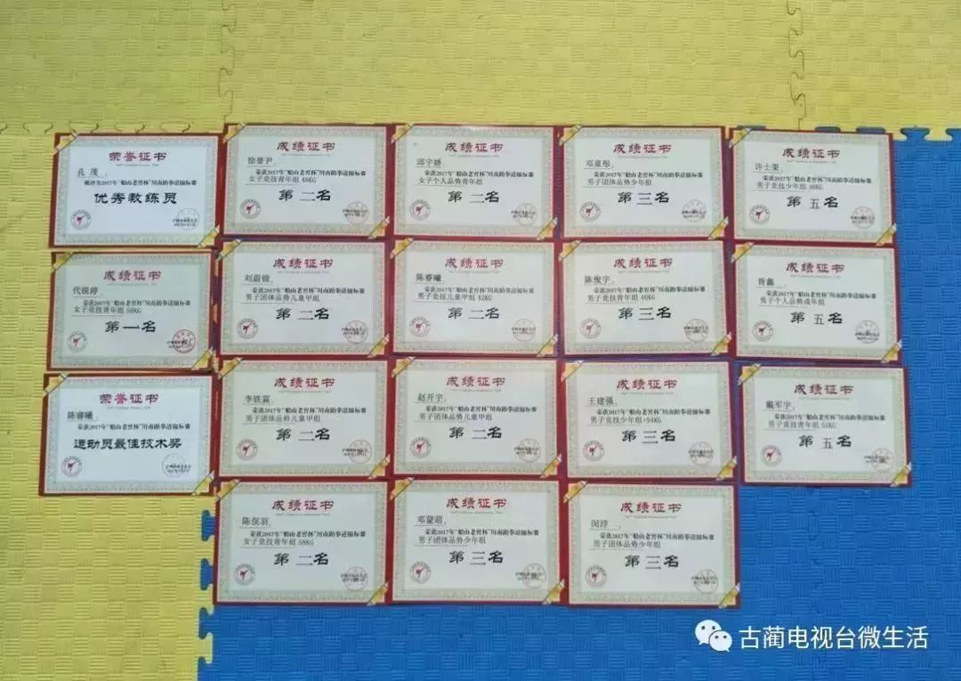 35人获得85枚奖牌古蔺这群孩子厉害炸了
