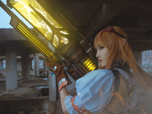 全职高手苏沐橙cos别以为枪炮师好惹不信可以你试试