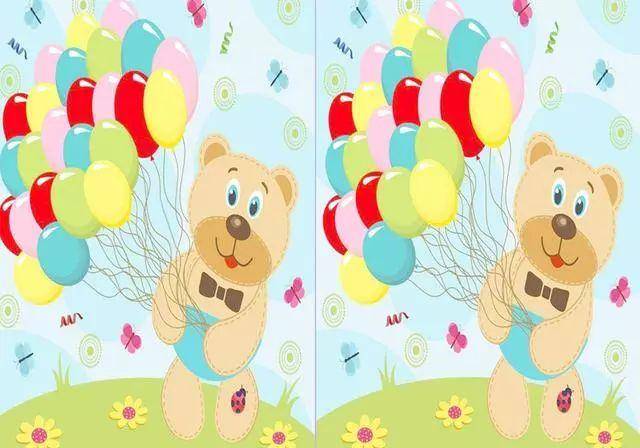 眼力大比拼:5张图9处不同,据说能找出来的都是智商高达120