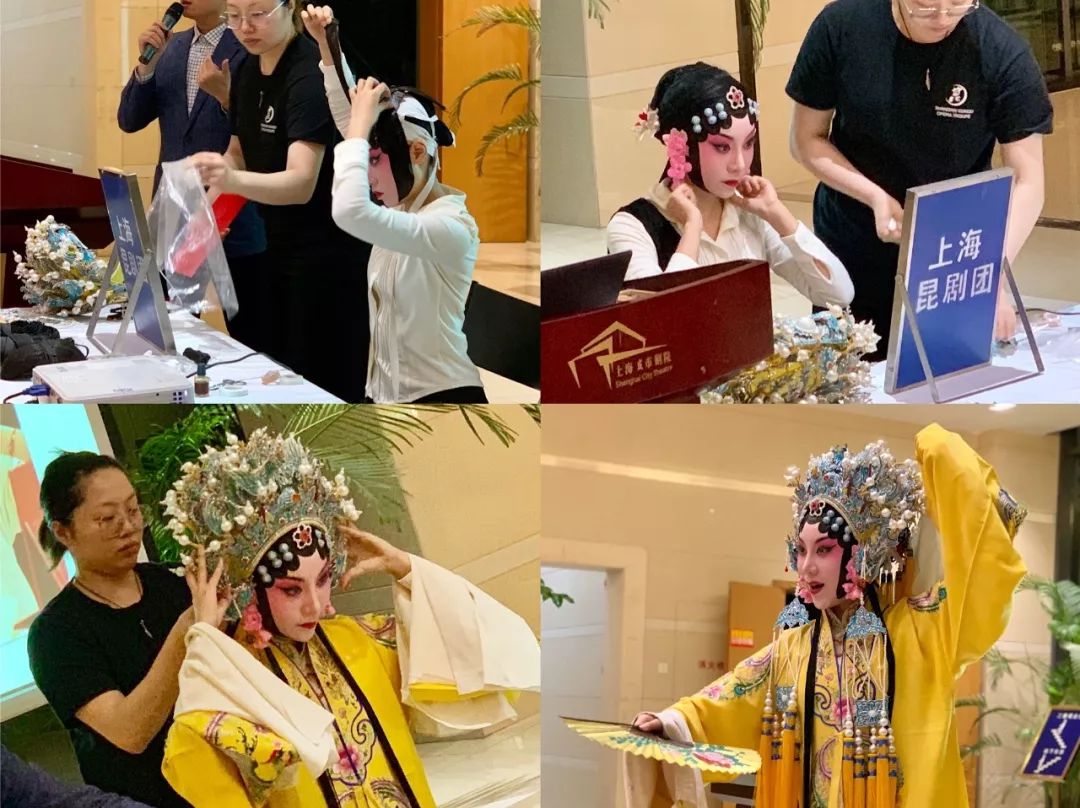 音乐,歌舞,武术,杂技,服装和化妆的综合表演艺术,拉近了观众与与昆曲