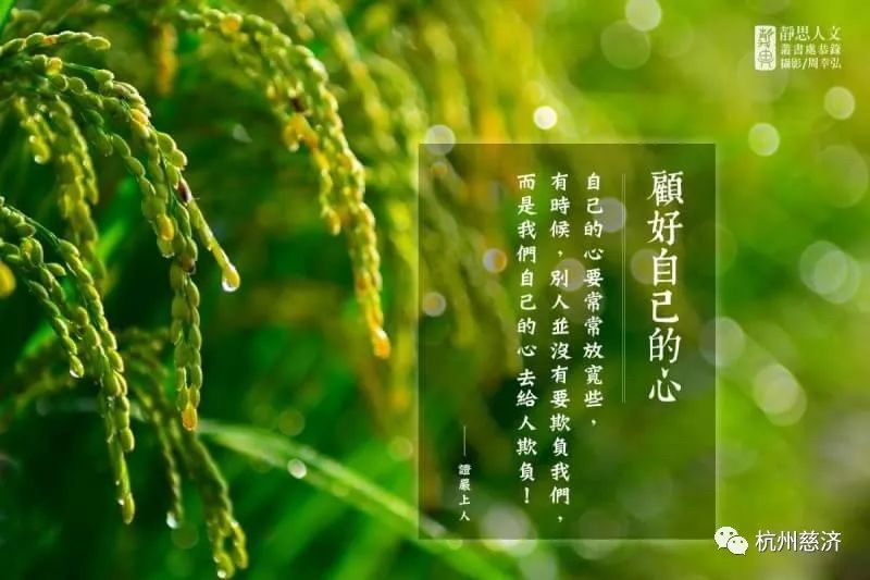 自己的心要常常放宽些,有时候,别人并没有要欺负我们,而是我们自己的