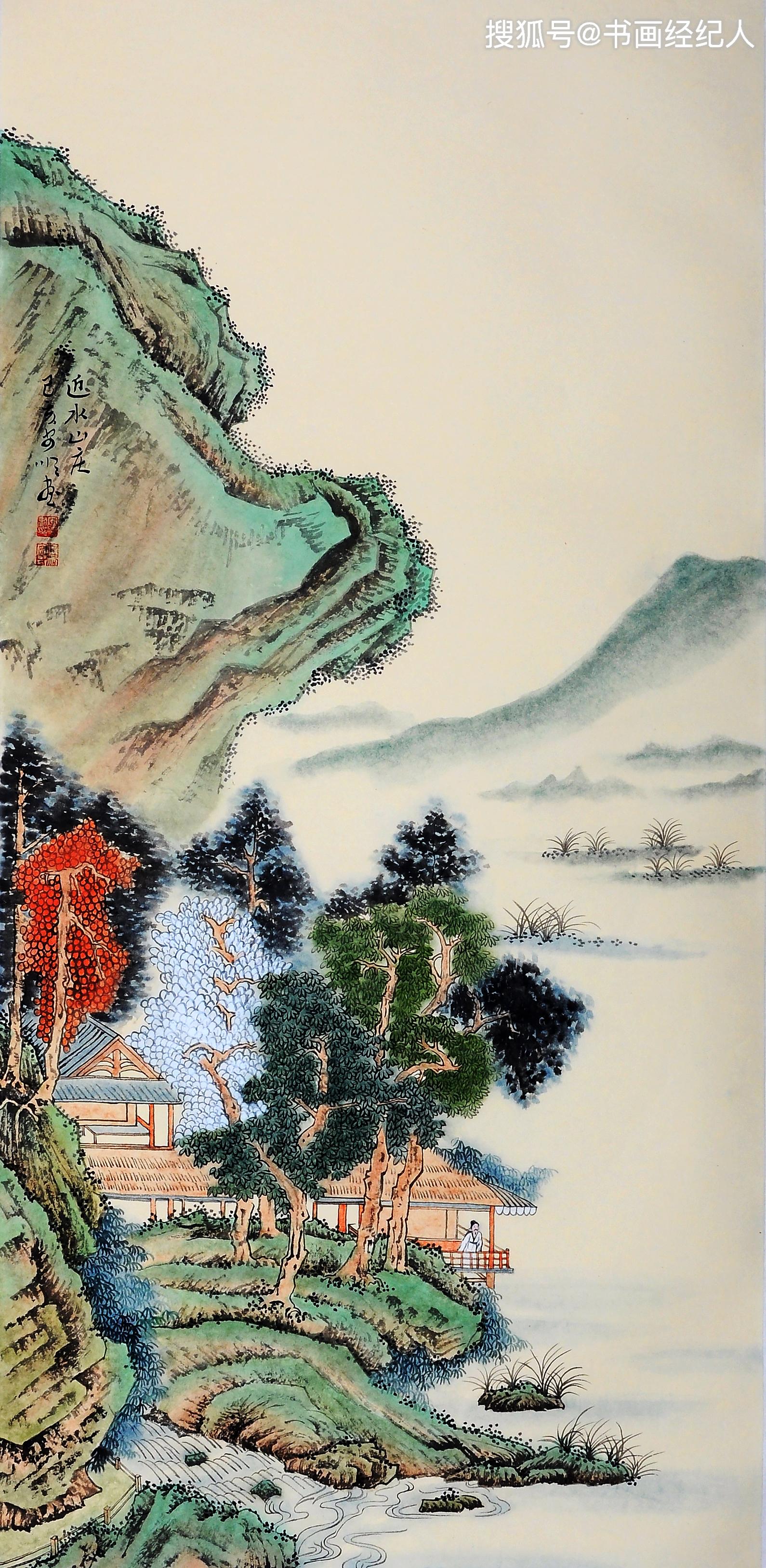 熔古铸今开新境清风携诗入画卷实力派画家安顺山水画探微