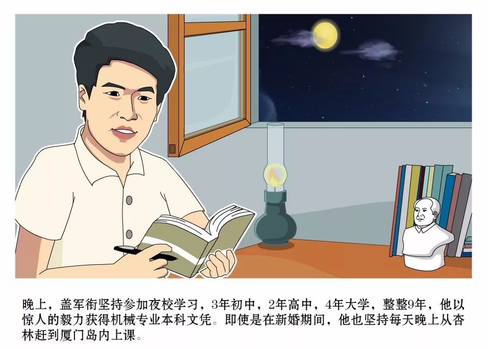 动漫海报当代产业工人的楷模盖军衔