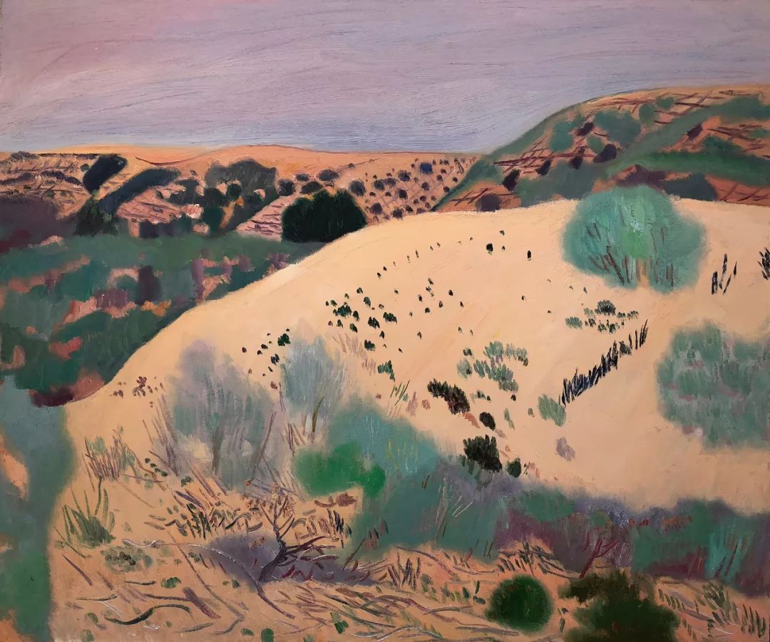 写意风格山野风景王克举油画