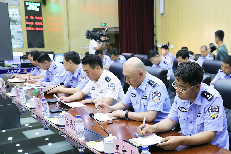 县长孙宁调研指导公安部门重点工作