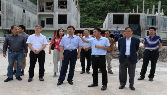 深圳市龙岗区宝龙街道党工委书记杨旭光率队到那坡县平孟镇调研精准
