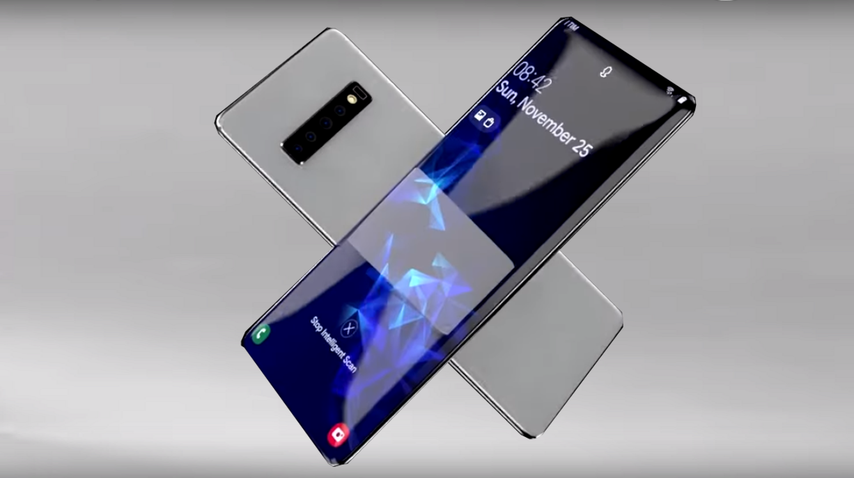 原创三星5g概念机1024g5d曲面屏4860mah8100万这才是三星的实力