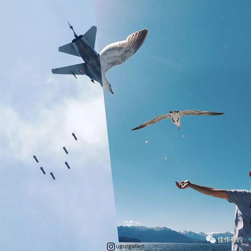 天堂与地狱之间的强烈对比