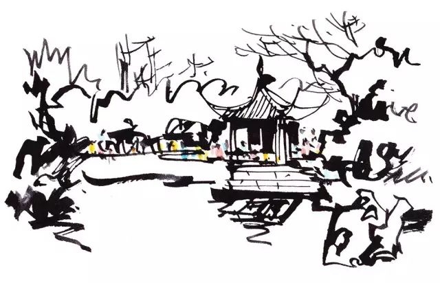 手绘| 画上的园林